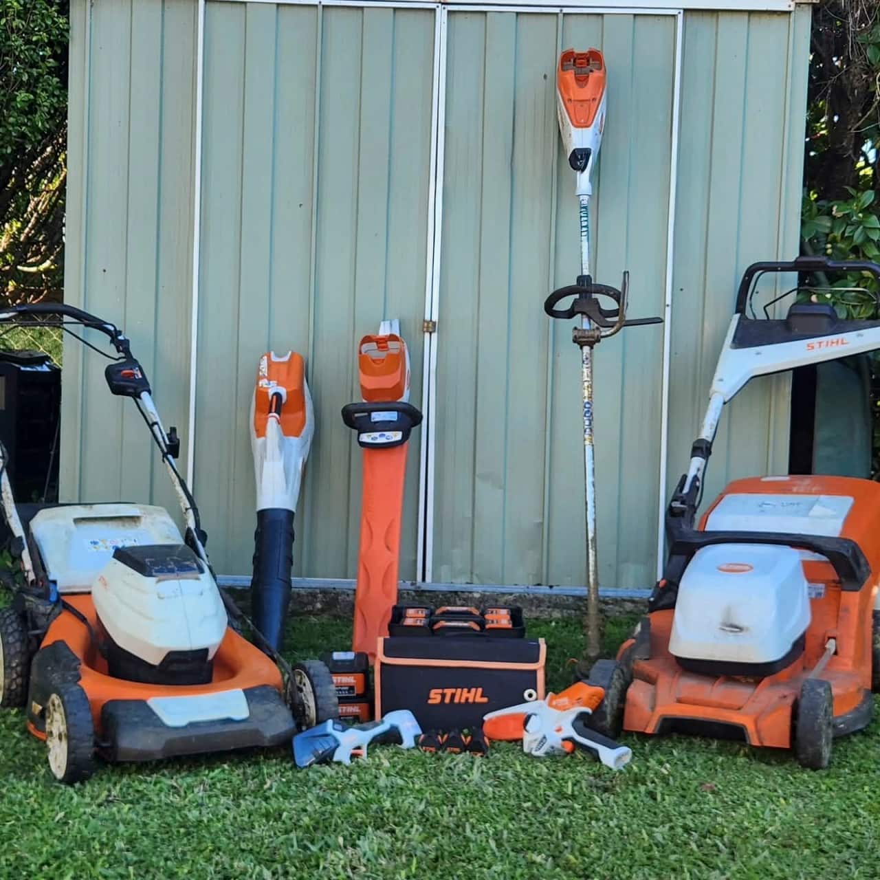 Love Thy Lawn's full battery-powered equipment lineup